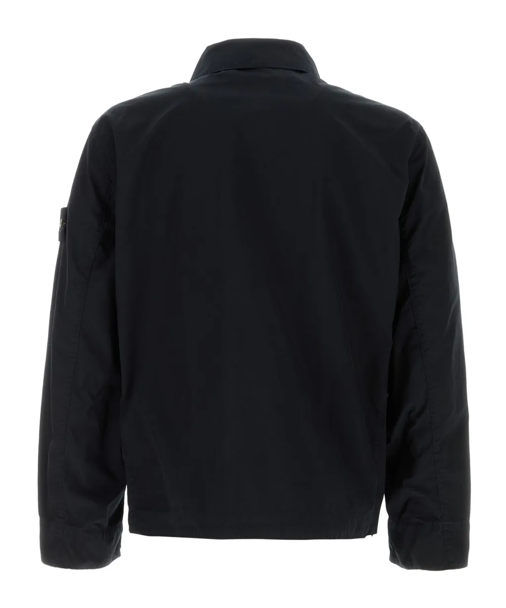 Stone Island Logo Patch Hooded Jacket