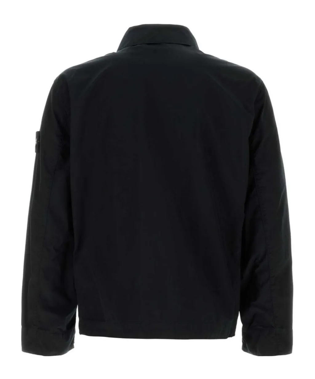 Stone Island Logo Patch Hooded Jacket