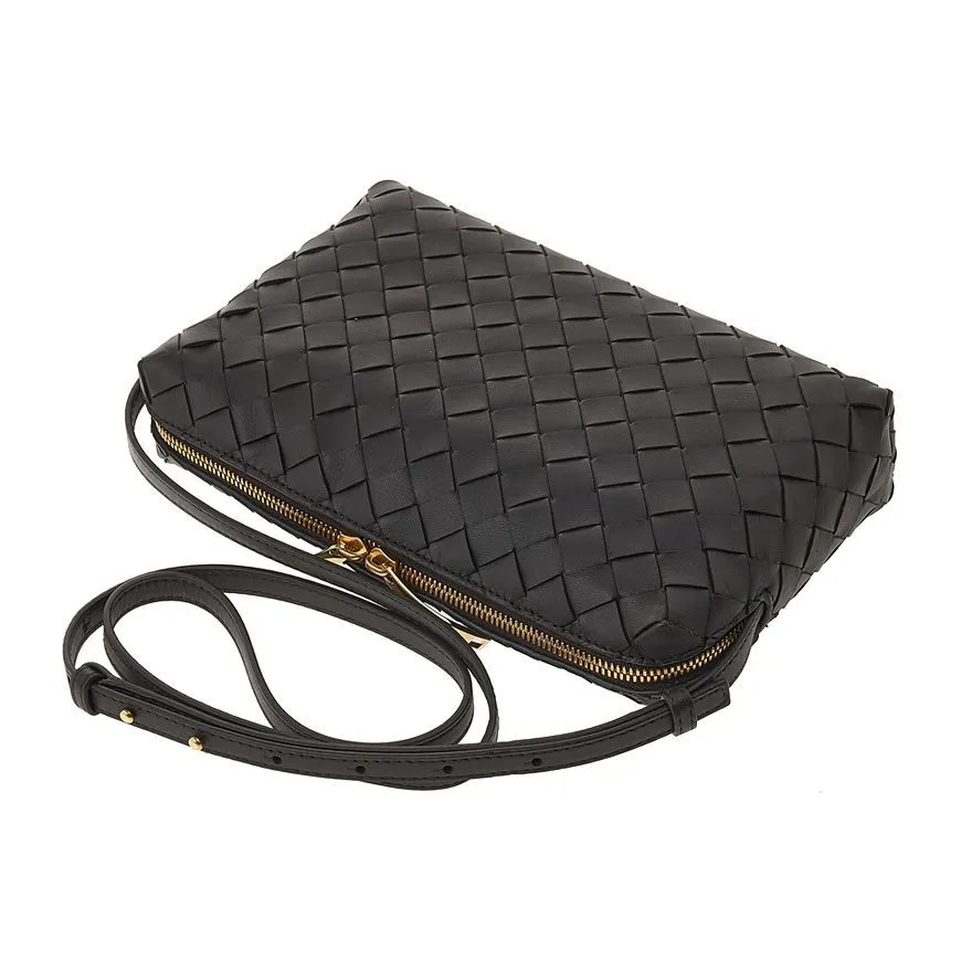 Zippered Shoulder Bag
