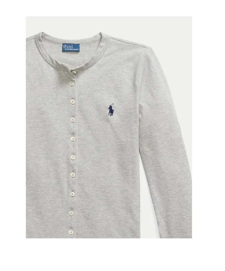 Button-Front Ribbed Top