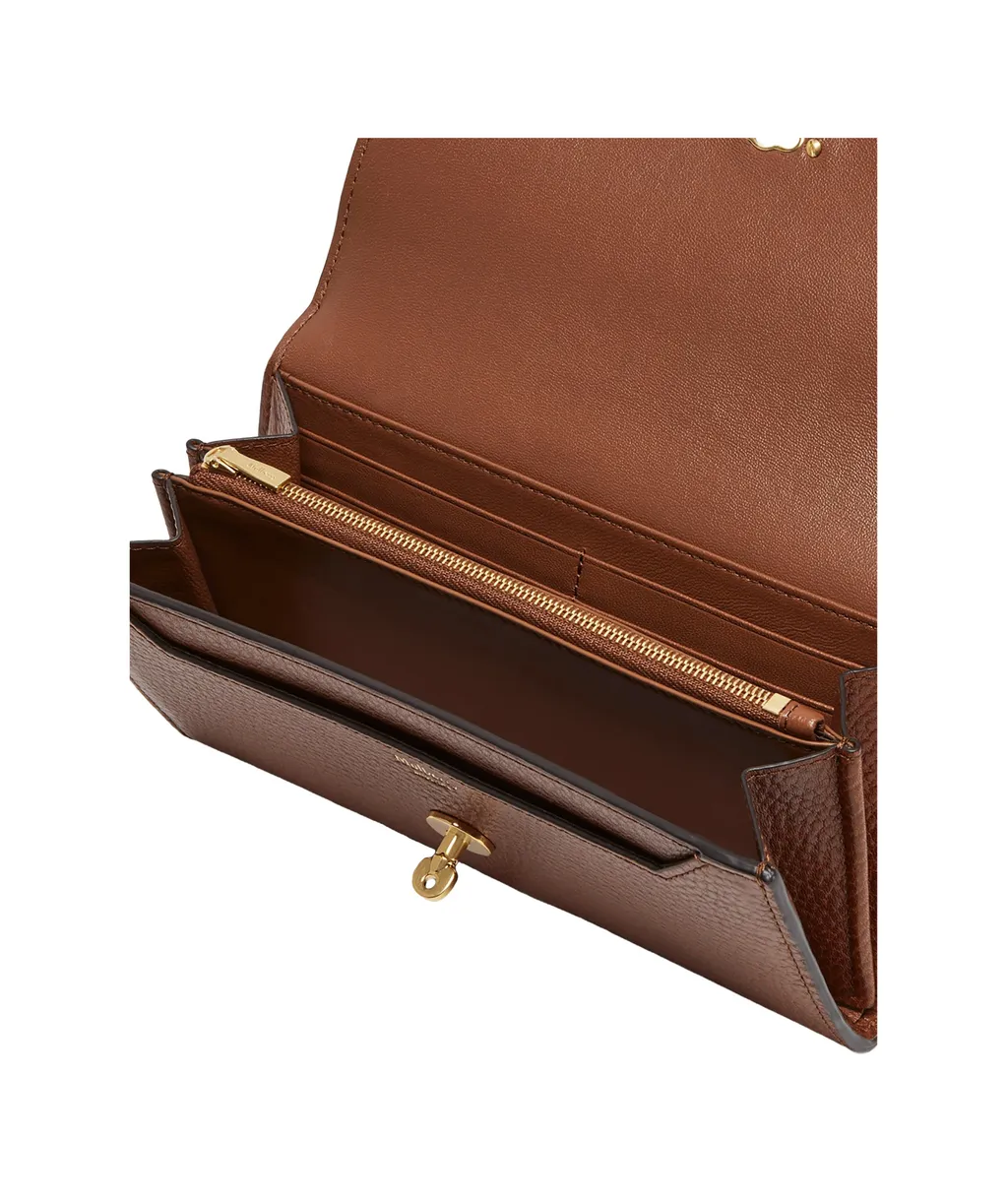 Mulberry Twist-Lock Foldover-Top Wallet