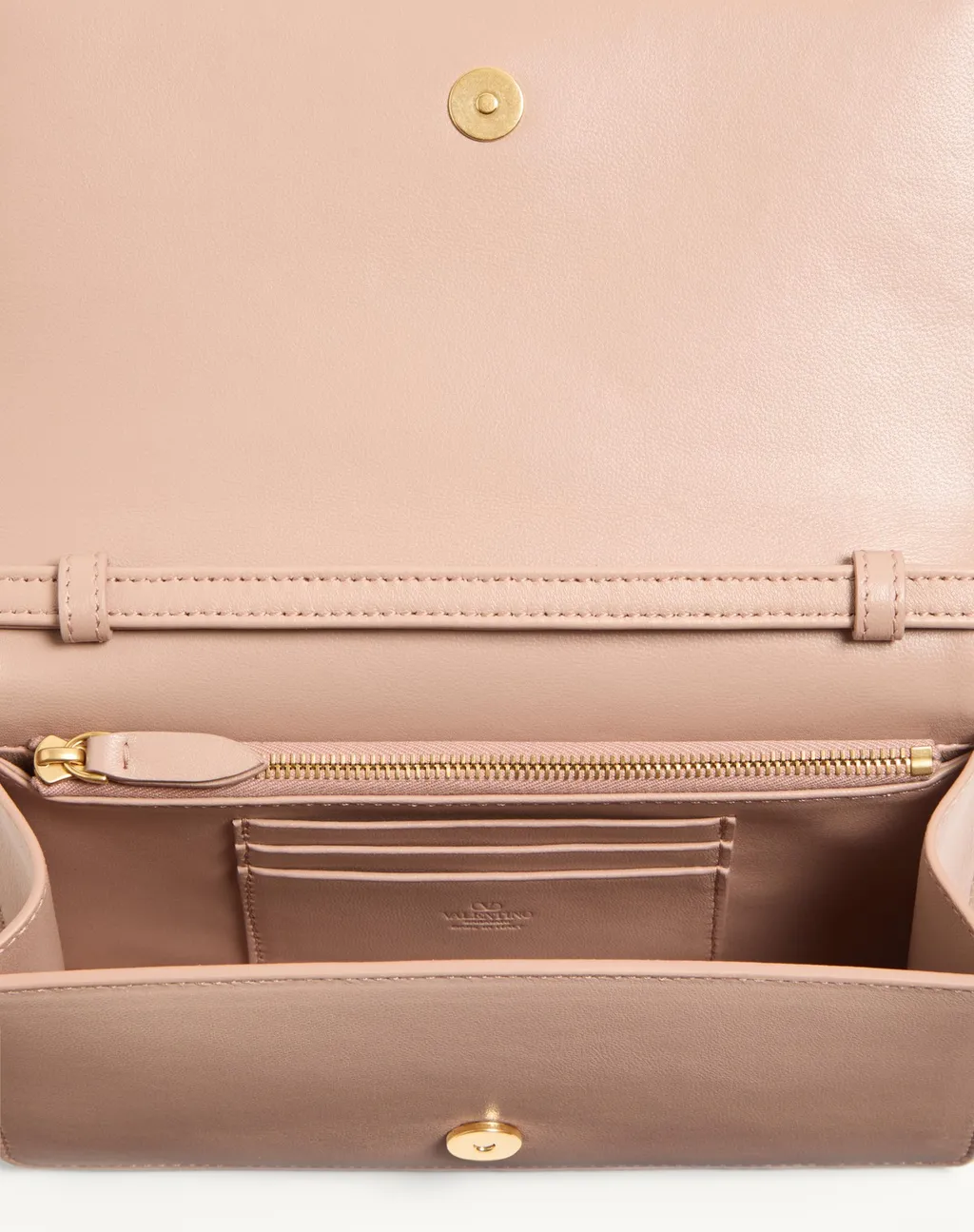 Valentino Quiltie 67 Foldover Top Mini Shoulder Bag