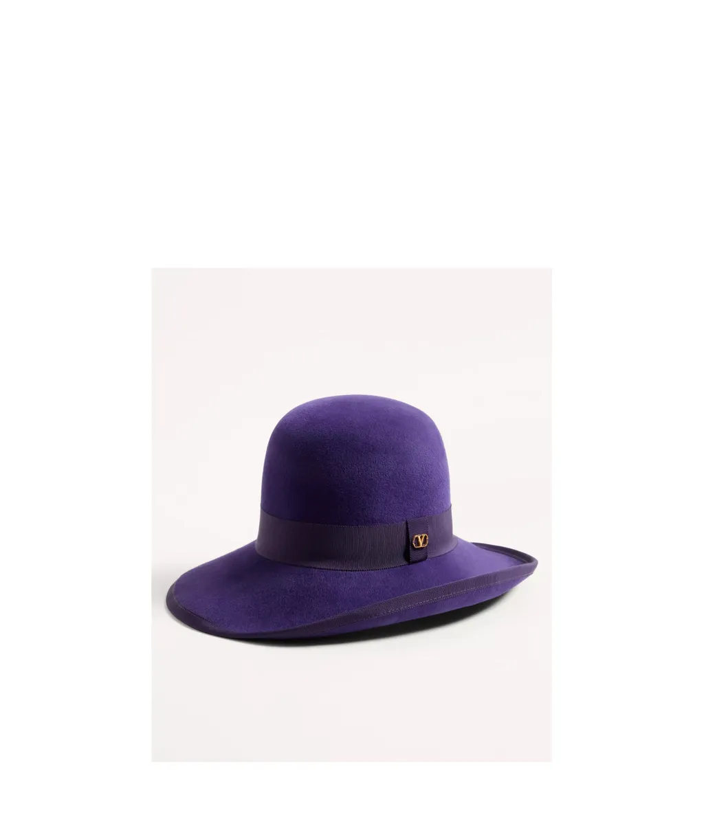 Vlogo Signature Hat In Lapin Fabric