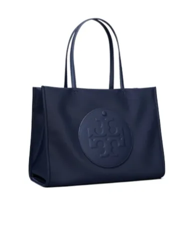 Medium Ella Logo-Embossed Tote Bag