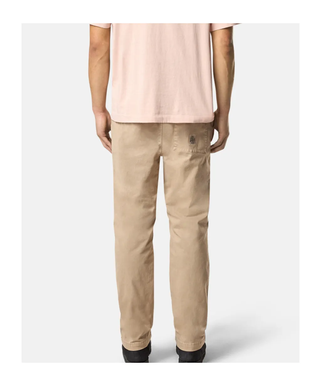 Stone Island Compass-Motif Straight Leg Trousers