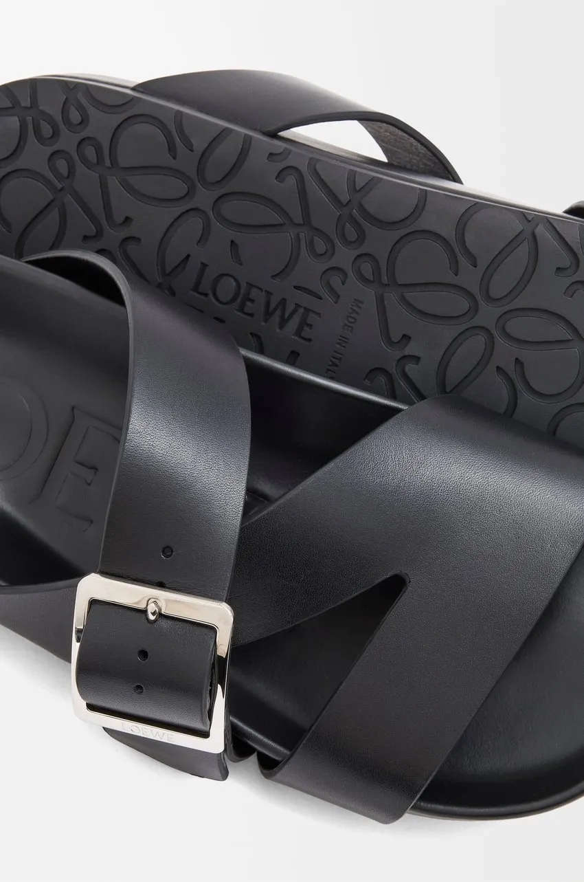 Ease Buckle Slide In Vegetable-Tanned Calfskin