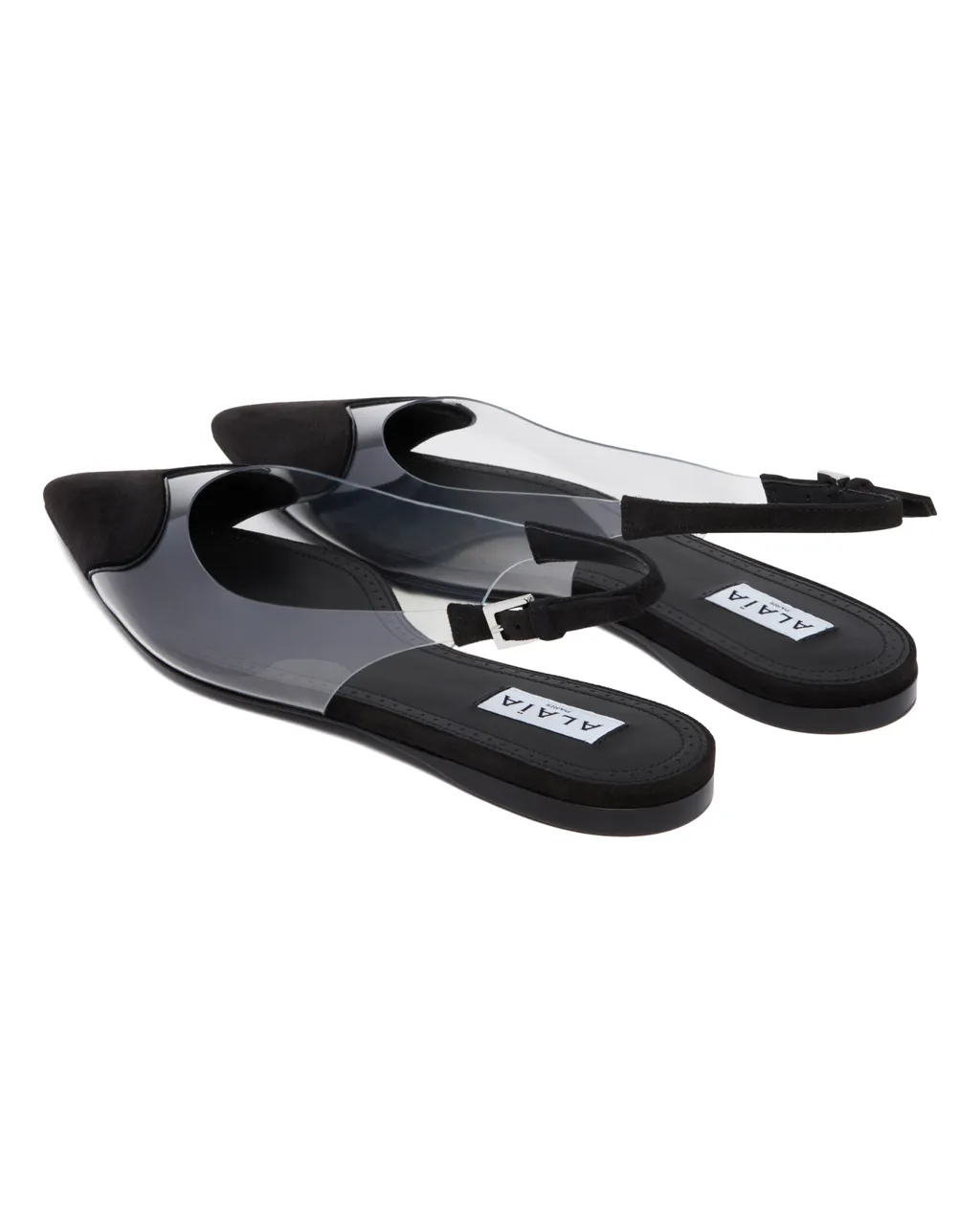Slingback Pointed-Toe Ballet Flats