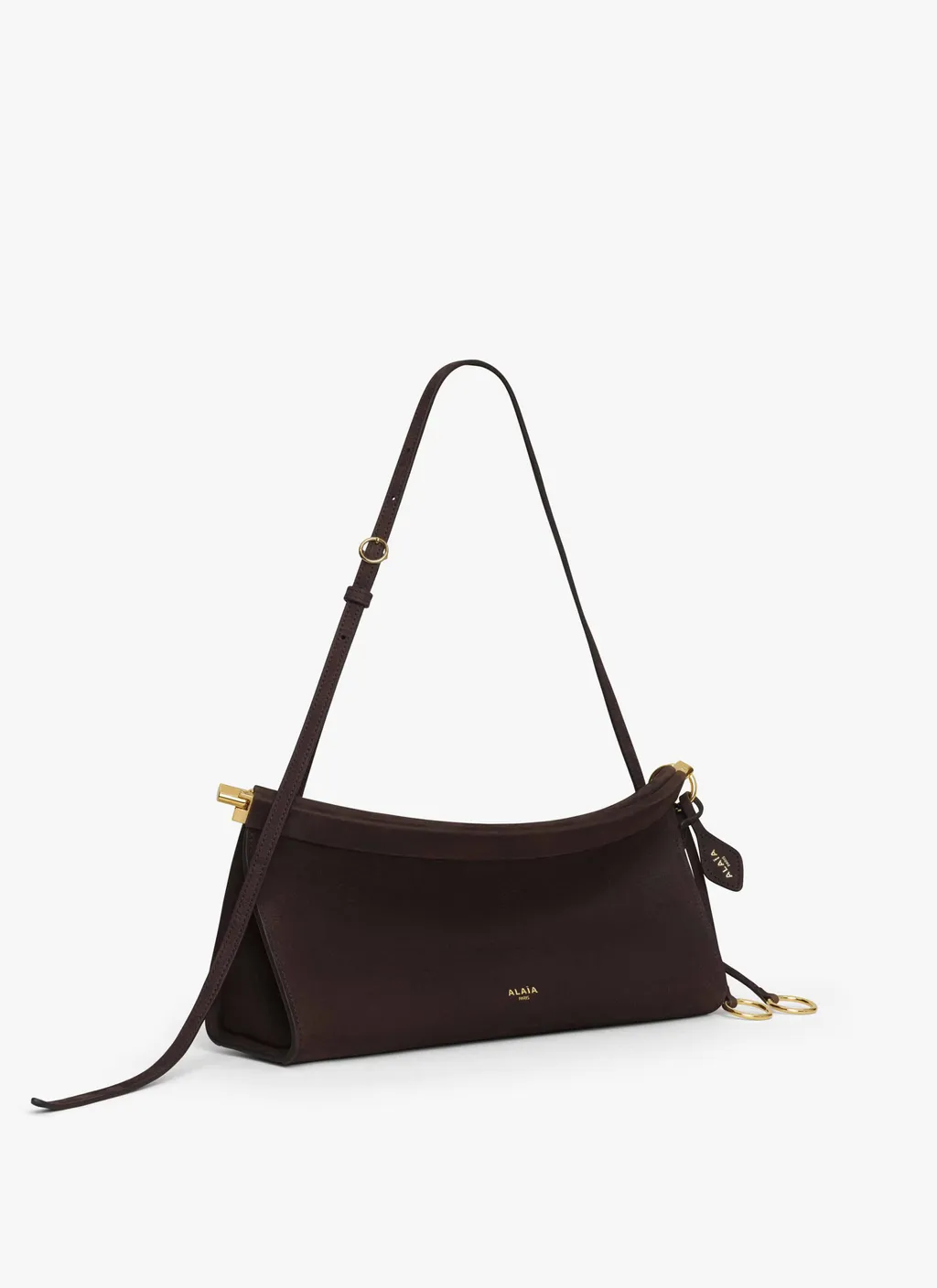 Le Click East West Medium Bag In Nubuck
