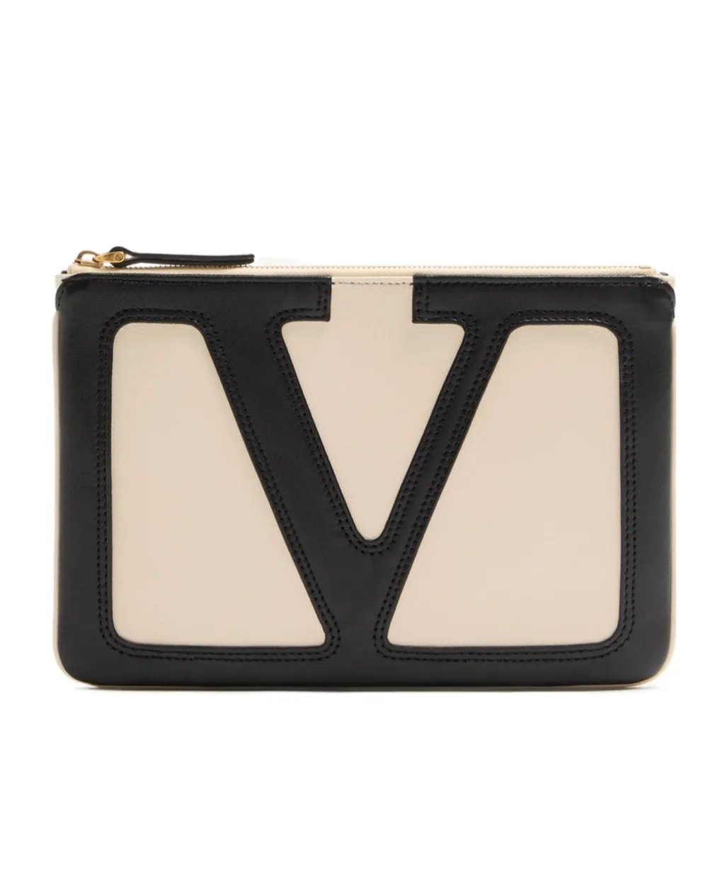 Valentino Viva Superstar Zip-Up Clutch Bag