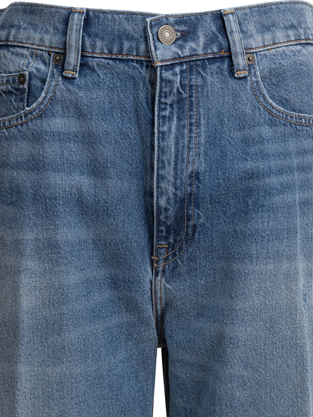 Polo Ralph Lauren Logo Patch Straight-Leg Jeans