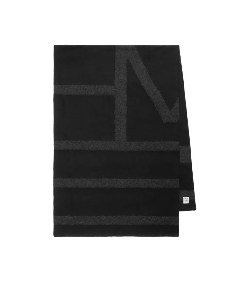 TotÊMe Monogram Twill Scarf