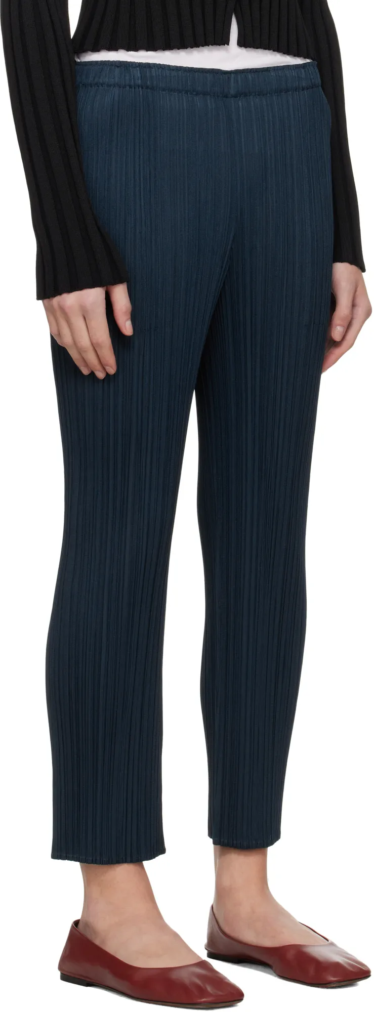 Elastic Waist Casual Pants