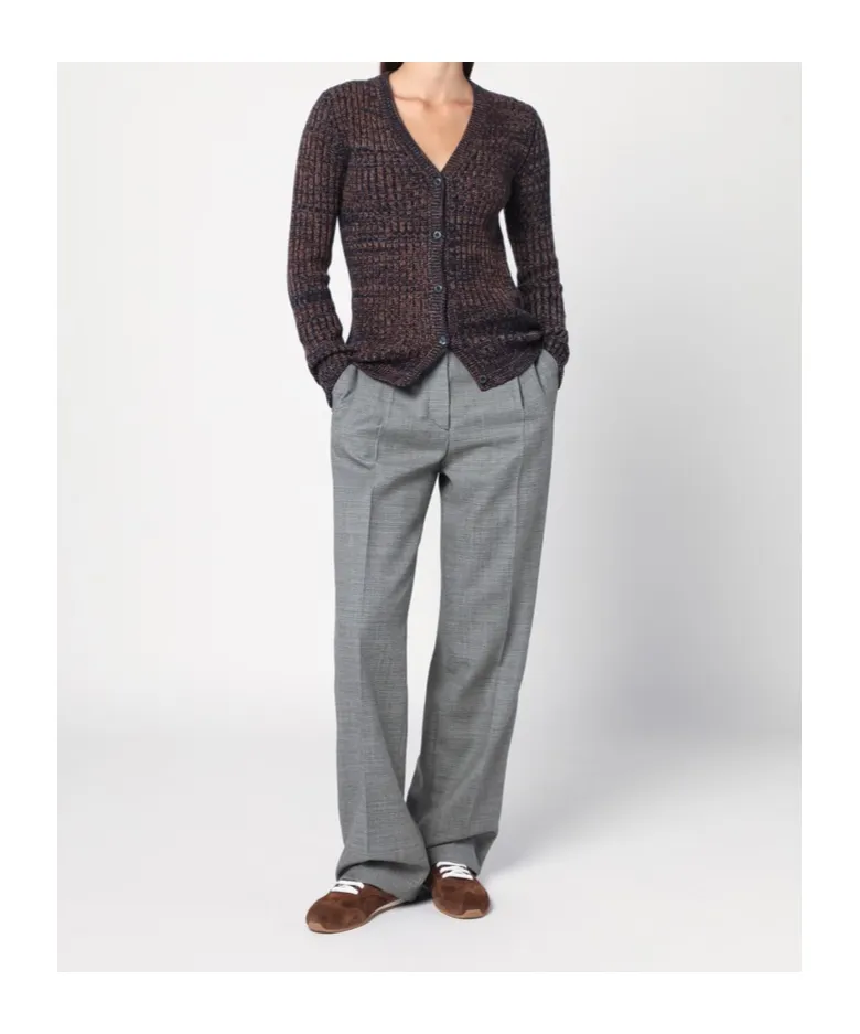 Prada V-Neck Button-Up Cardigan