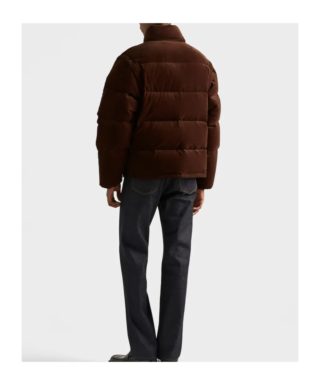Prada Triangle-Logo Button-Up Jacket