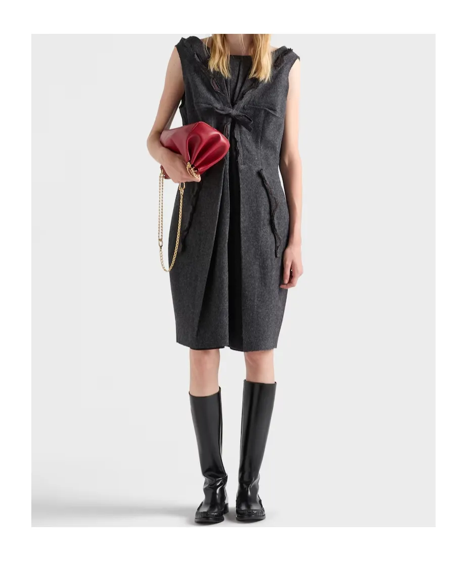 Prada Sleeveless Belted Dress