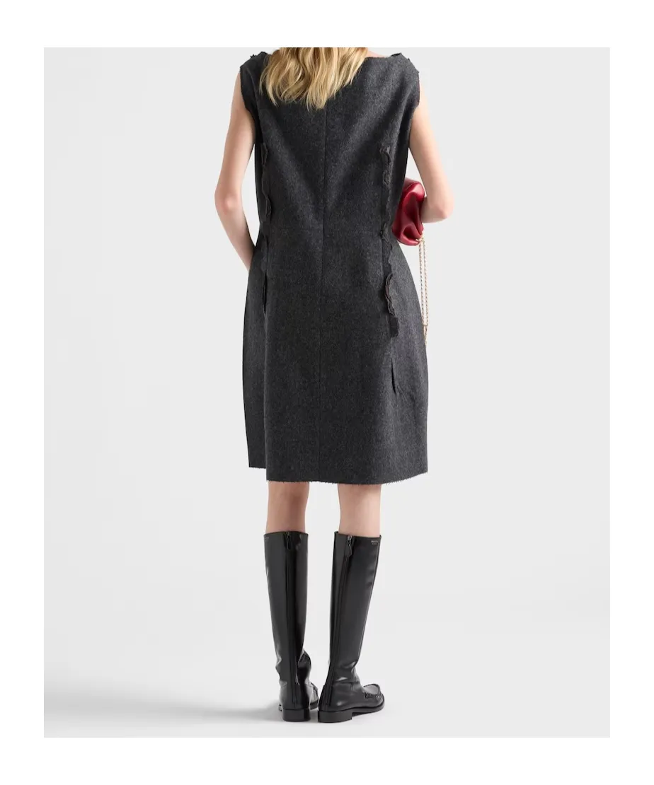 Prada Sleeveless Belted Dress