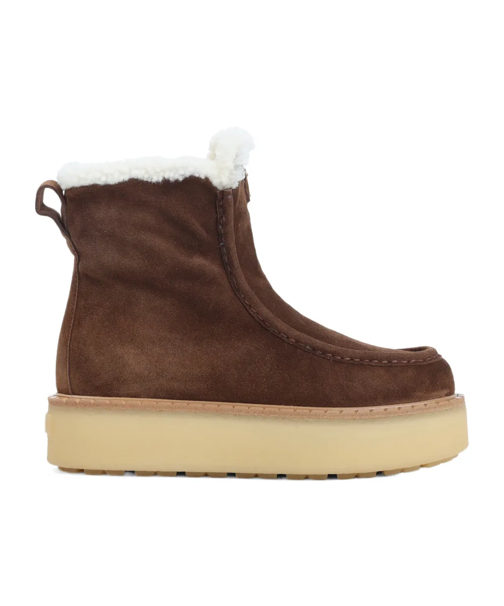 Prada Round-Toe Ankle Boots