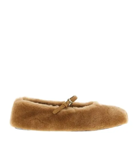 Prada Round-Toe Ballerinas
