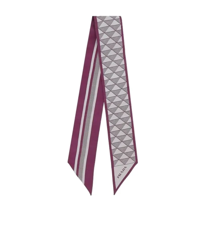 Prada Pattern-Printed Scarf