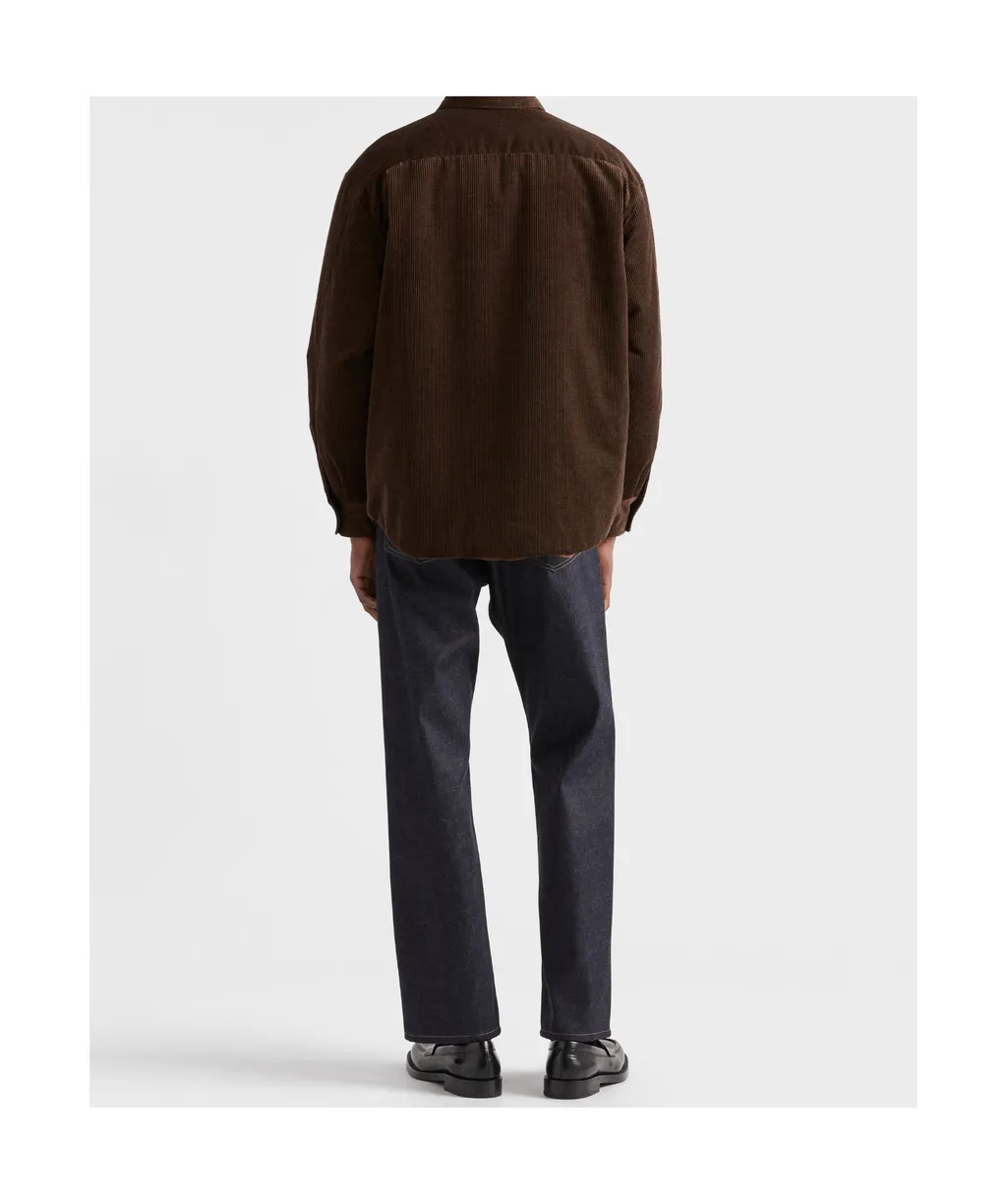 Prada Logo Detailed Long-Sleeved Shirt