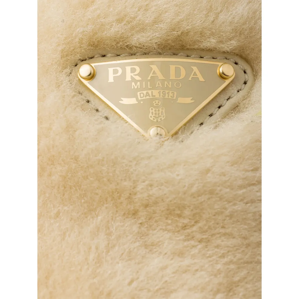 Prada Triangle-Logo Mules