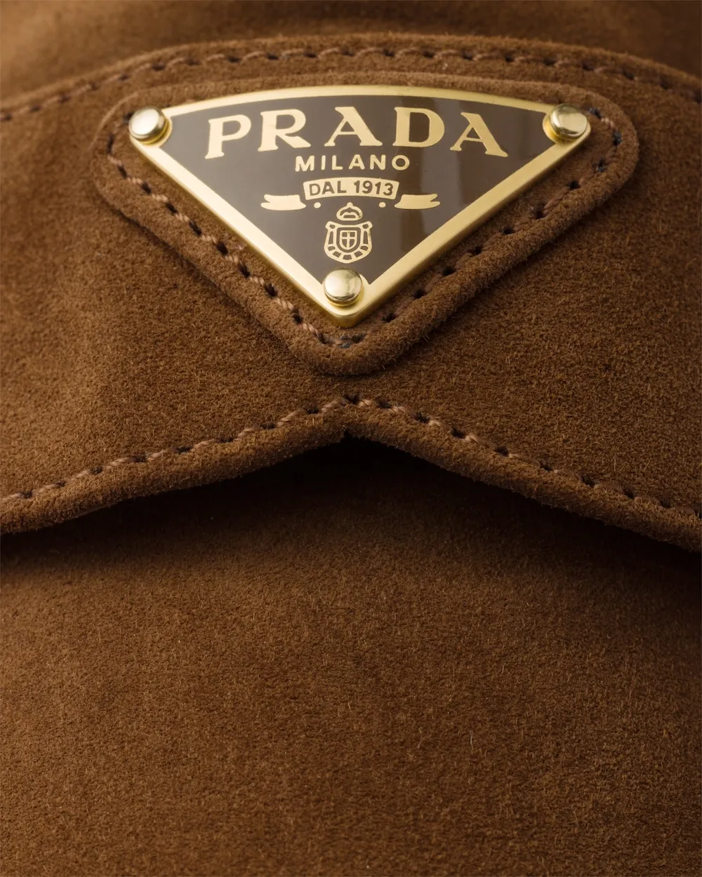 Prada Logo Plaque Slip-On Loafers
