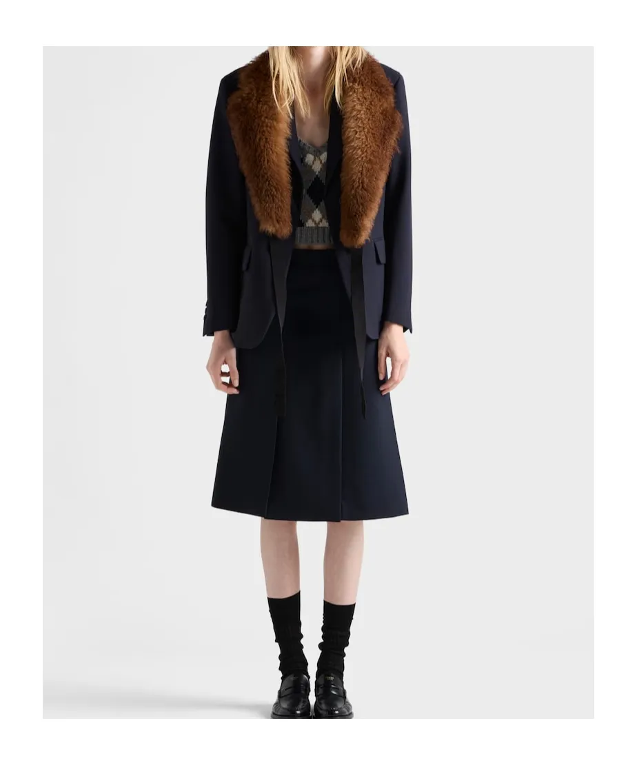 Prada Single-Breasted Tailored Blazer