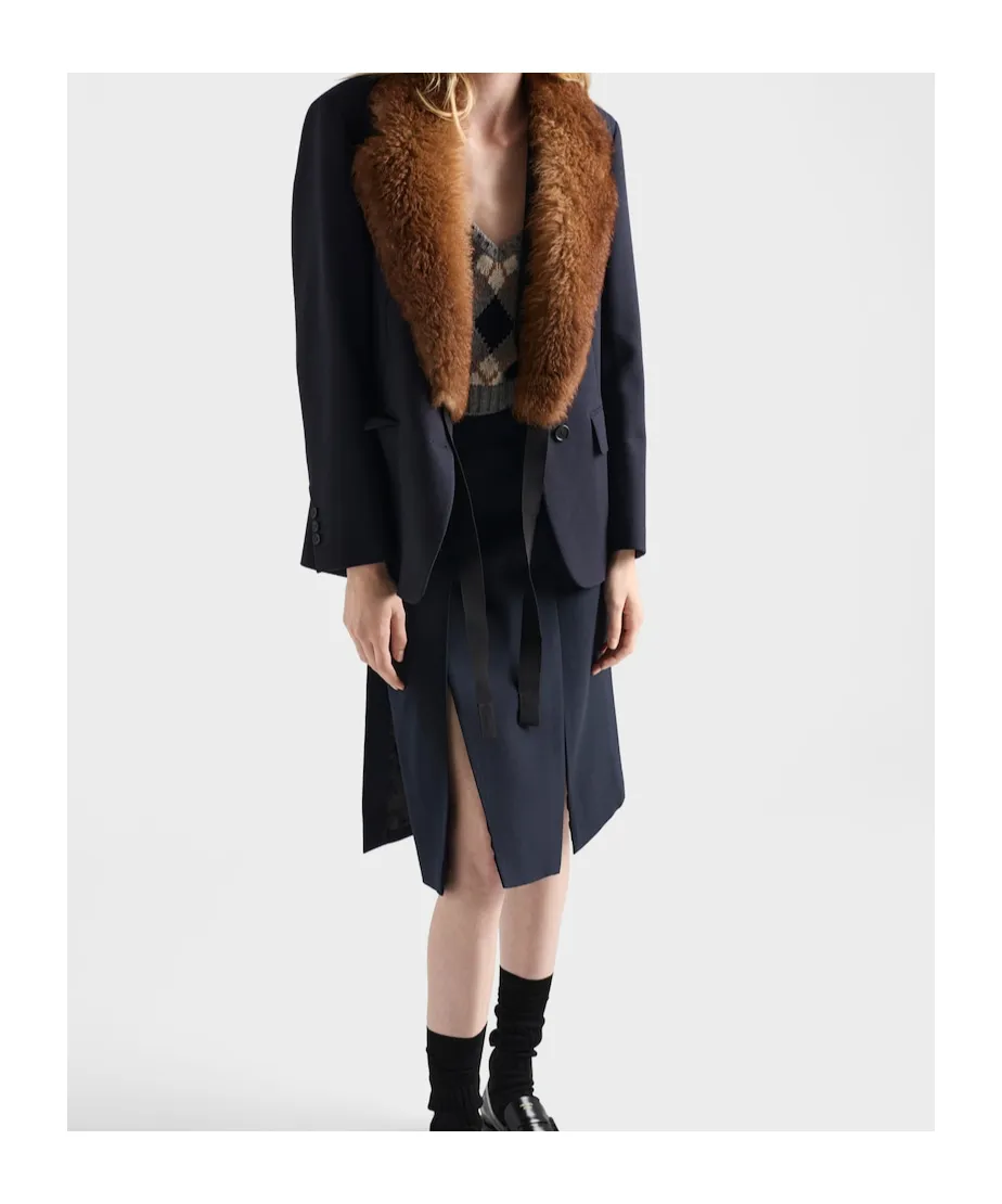 Prada Single-Breasted Tailored Blazer