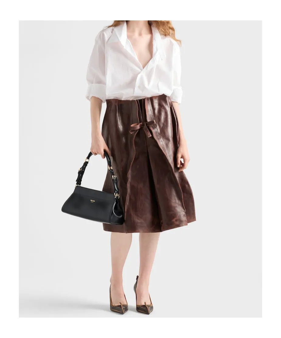 Prada EnchaÎNé Medium Leather Bag