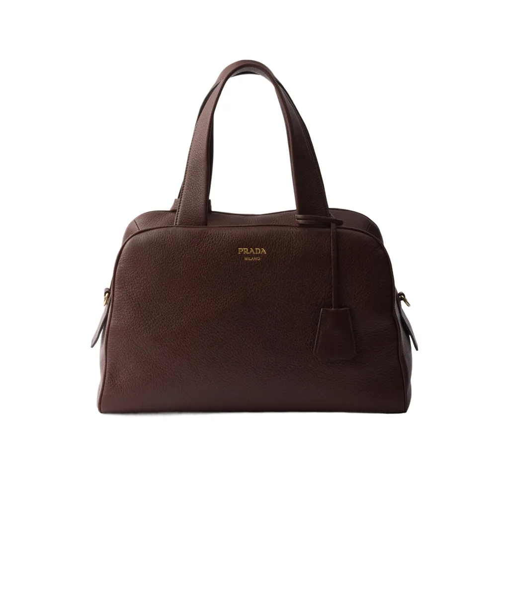 Prada Logo-Printed Zipped Tote Bag