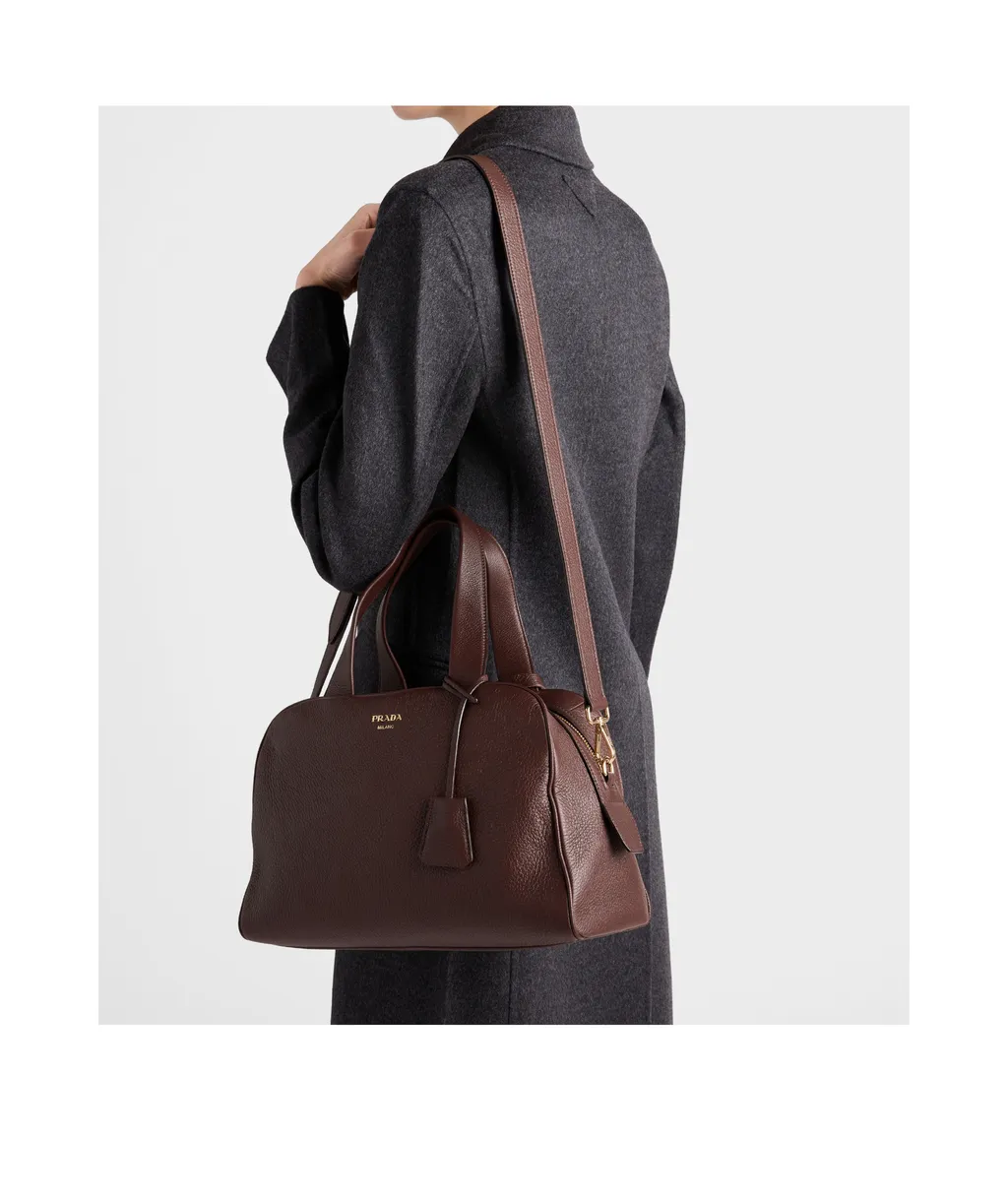 Prada Logo-Printed Zipped Tote Bag