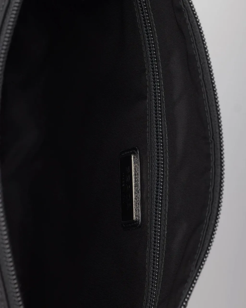 Large Re-Nylon And Saffiano Leather Shoulder Bag