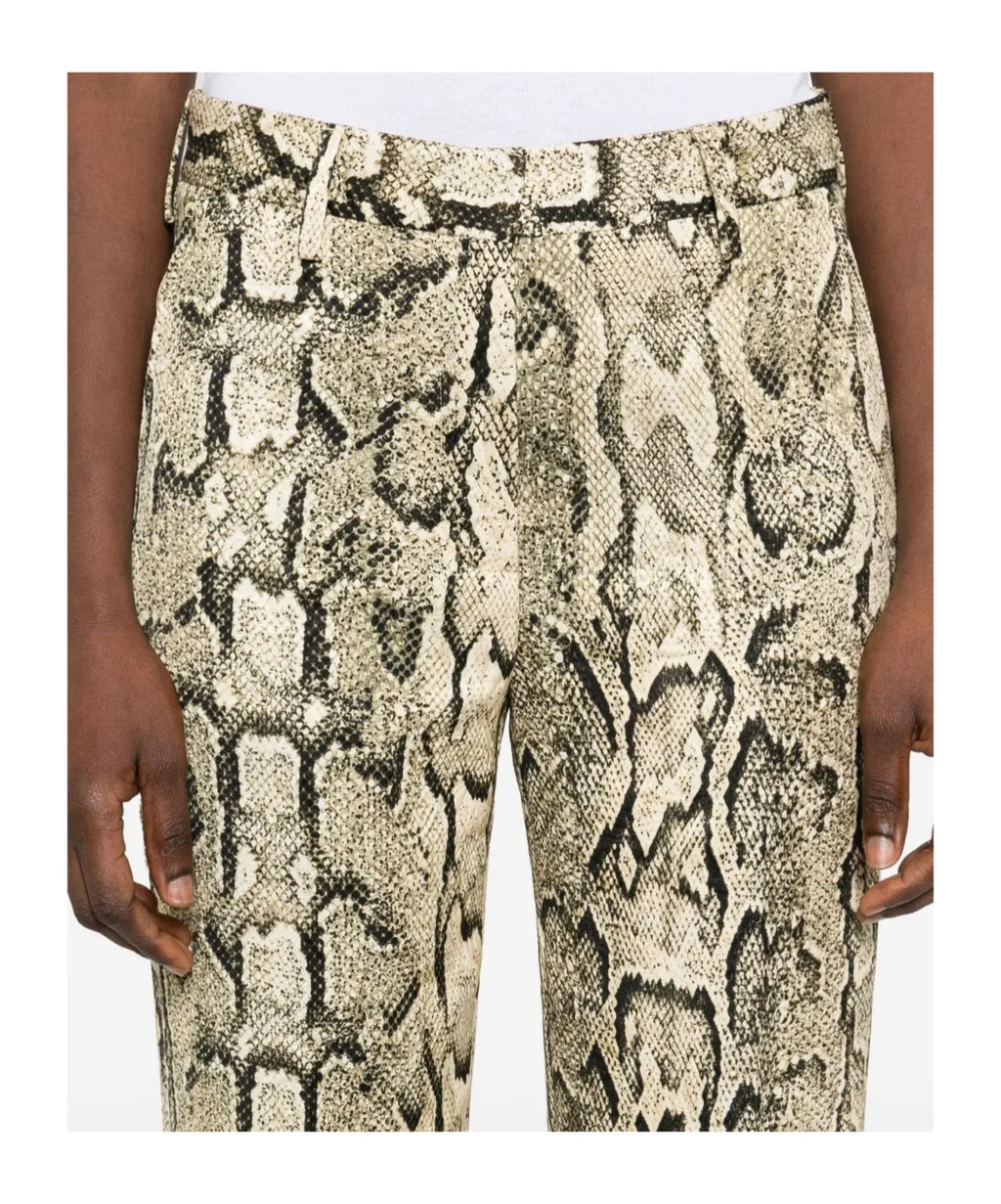 Dries Van Noten Printed High-Rise Trousers