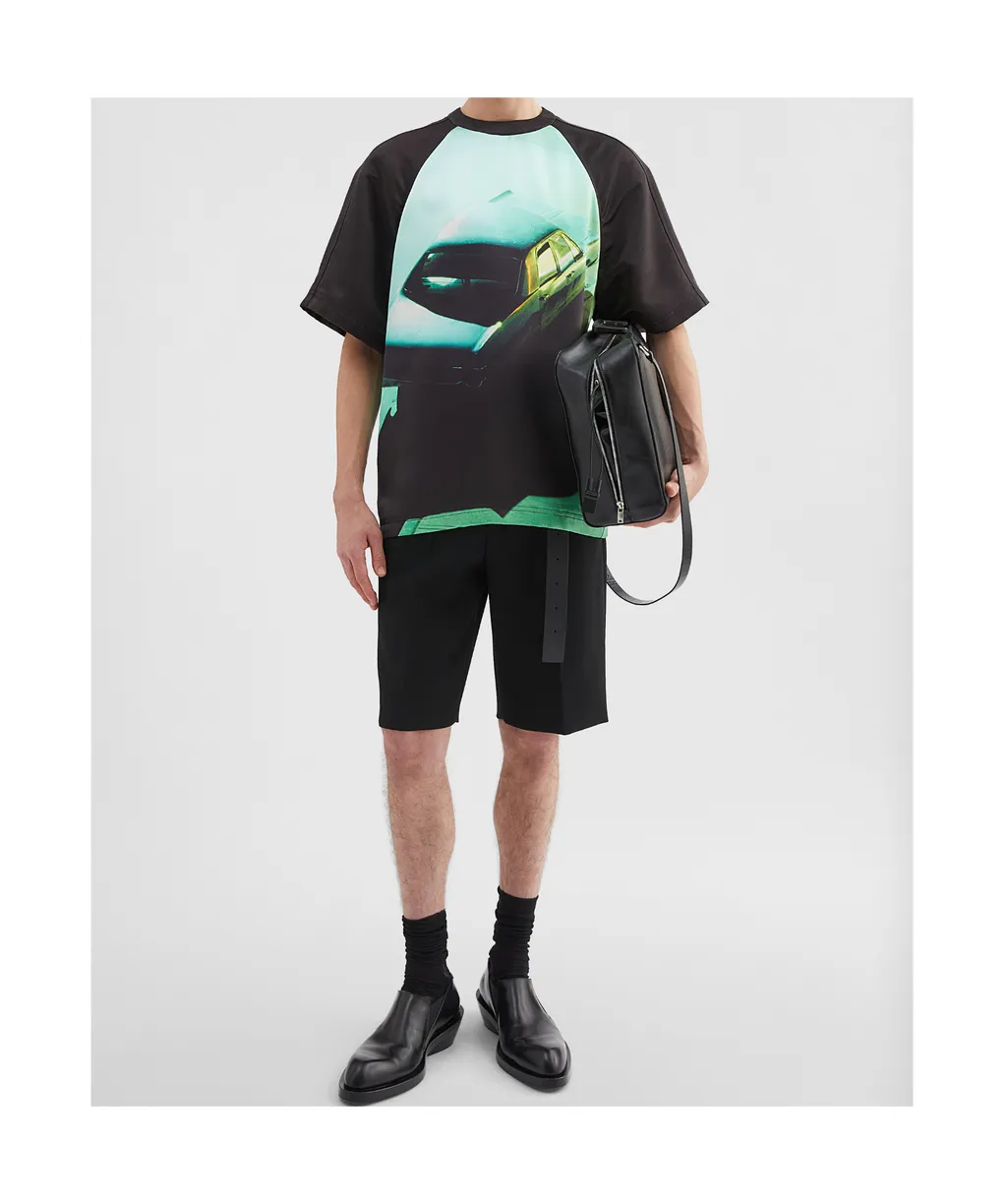 Satin Printed T-Shirt