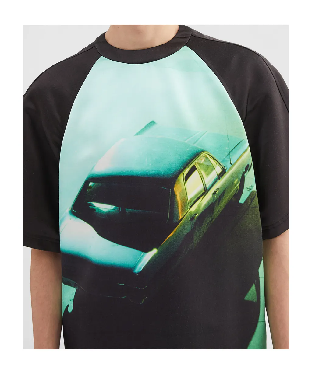 Satin Printed T-Shirt