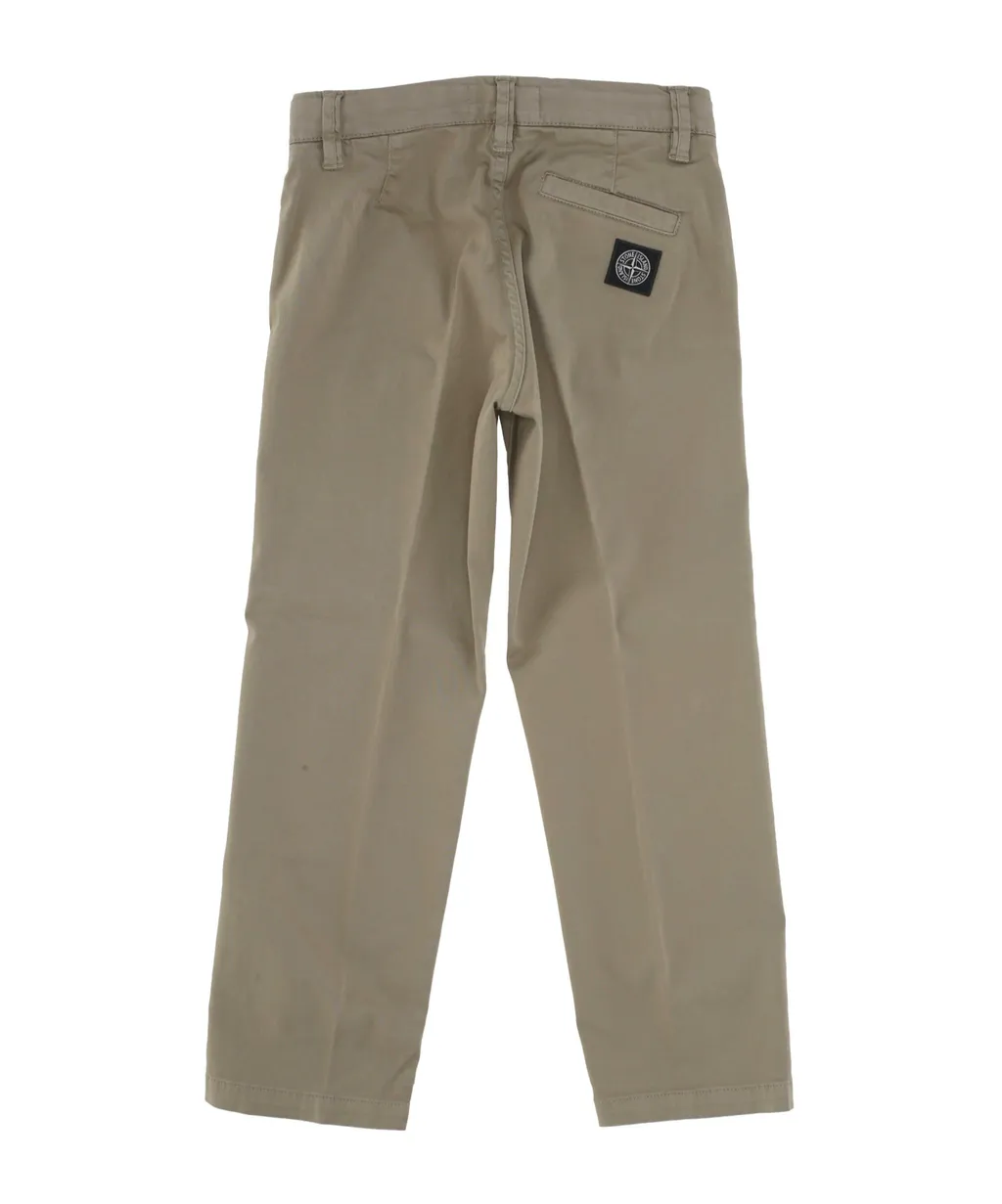 Stone Island Junior Straight Leg Pants
