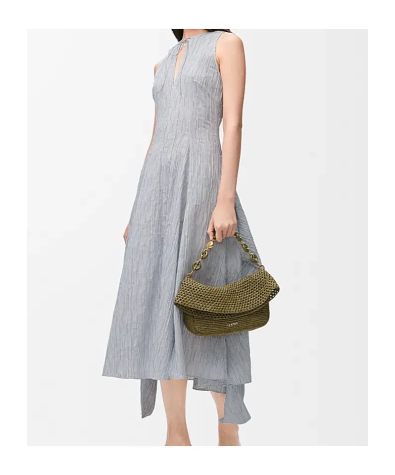 Wrap Dress In Cotton Blend