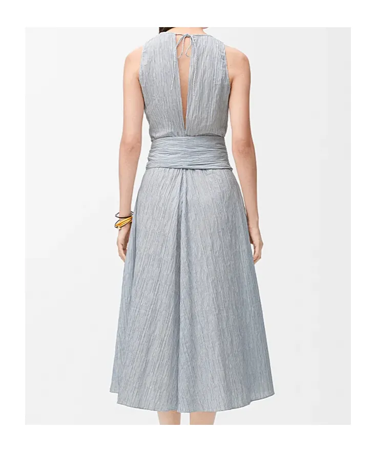 Wrap Dress In Cotton Blend