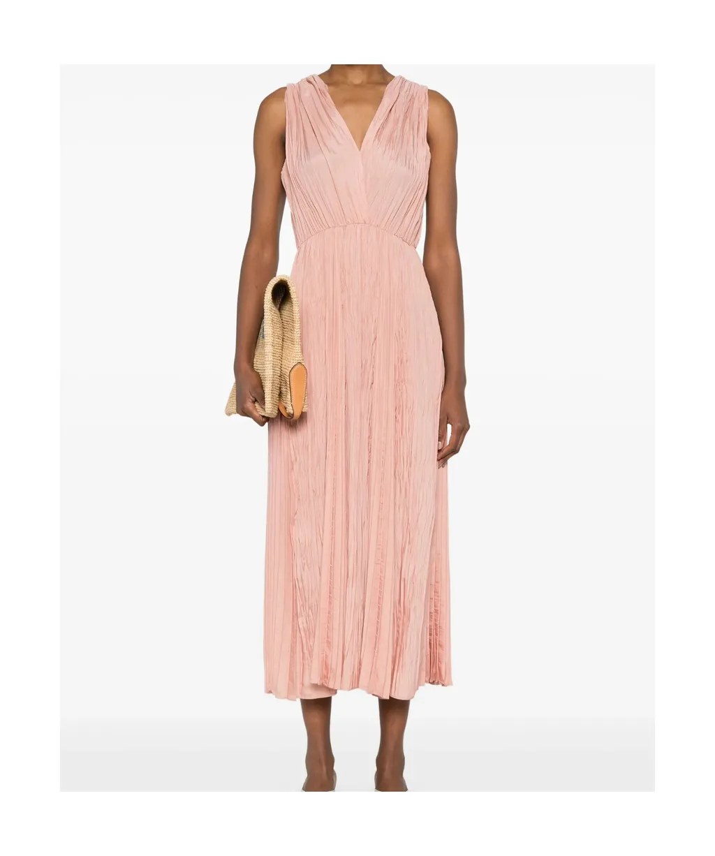 Forte Forte Elegant Pleated Midi Dress