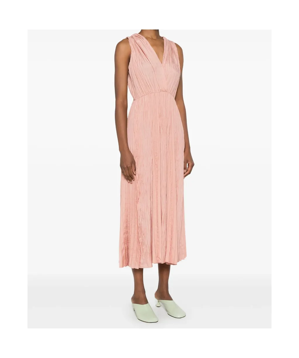 Forte Forte Elegant Pleated Midi Dress