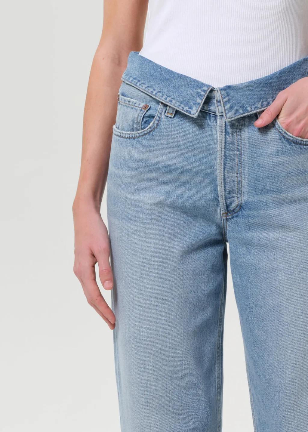 Agolde Echo Straight-Leg Jeans