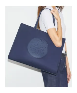 Ella Logo-Embossed Tote Bag