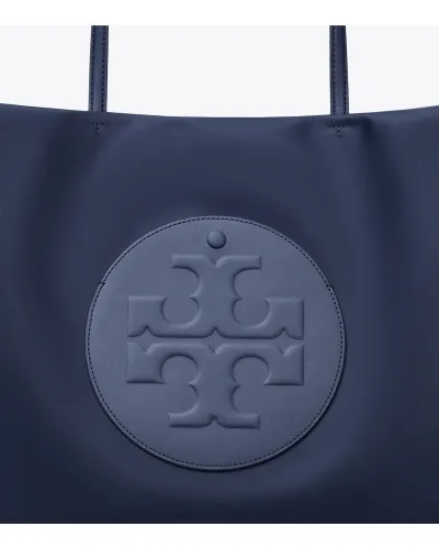 Ella Logo-Embossed Tote Bag