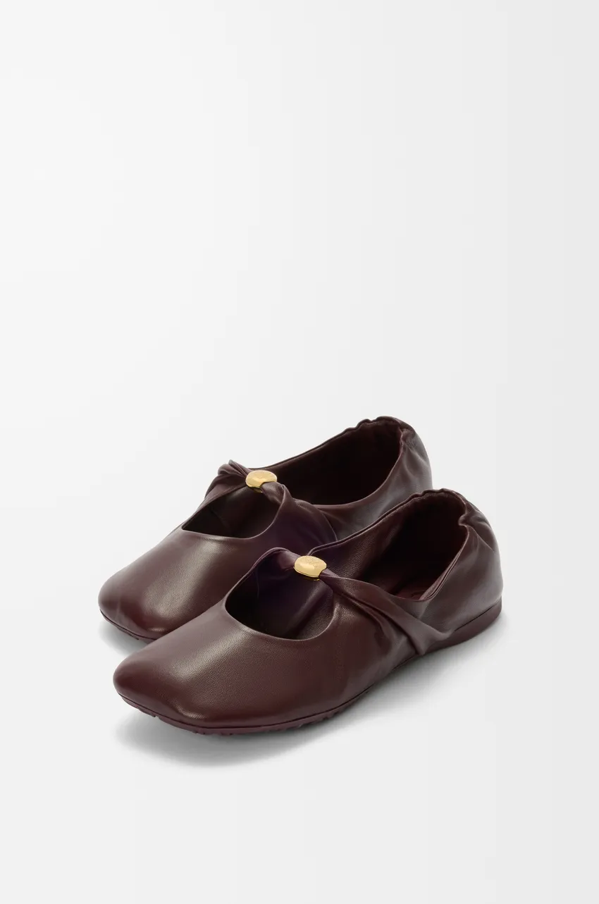 Loewe Pebble Soft Ballerina Shoes
