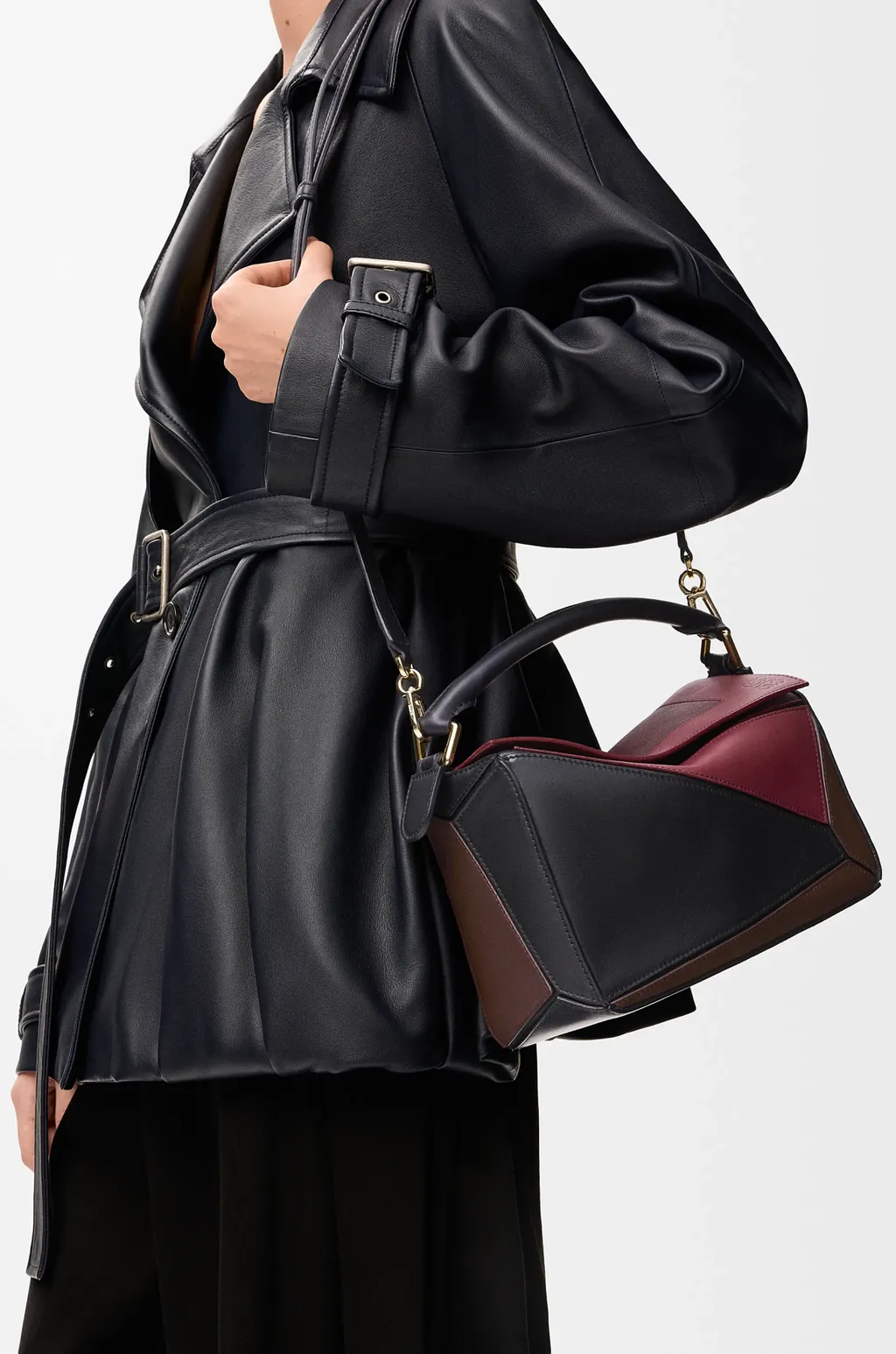 Loewe X Albers Small Puzzle Bag