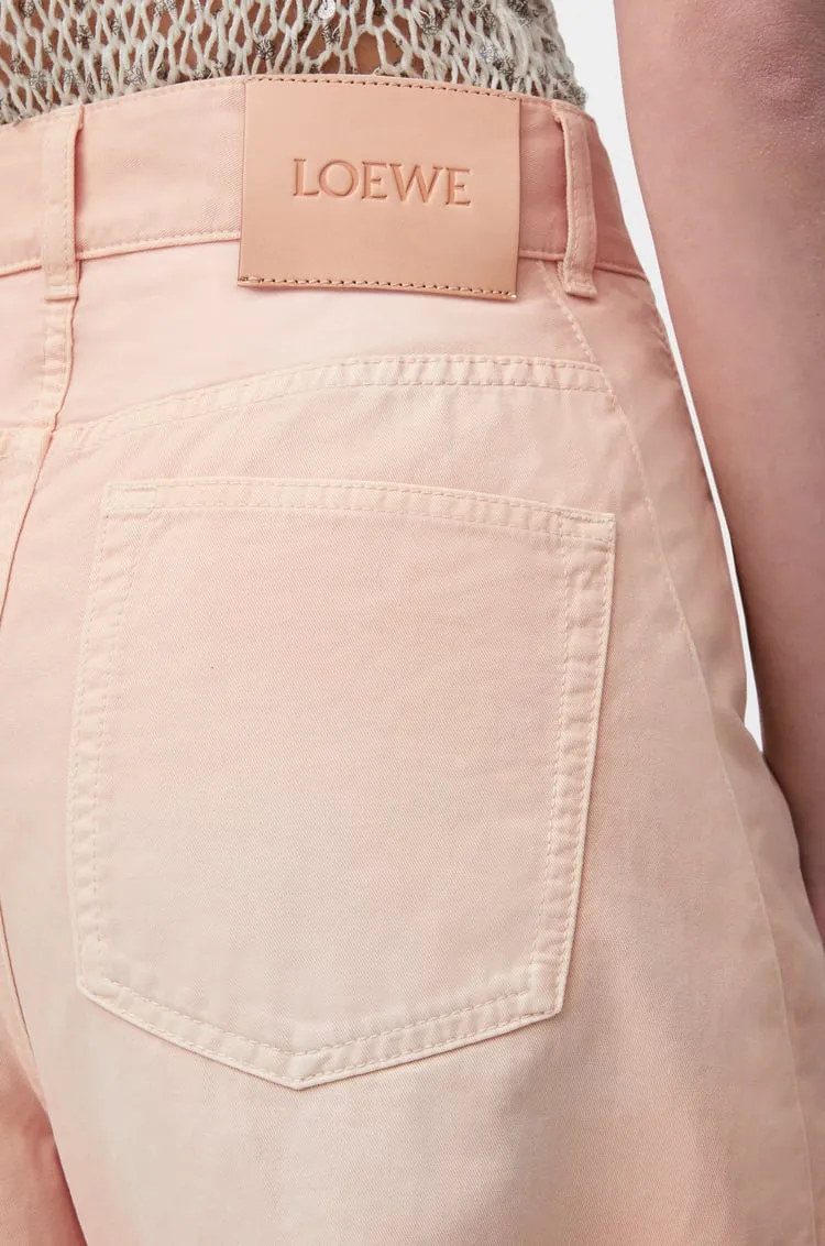 Barrel Trousers In Cotton