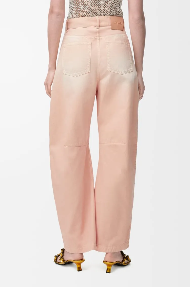 Barrel Trousers In Cotton