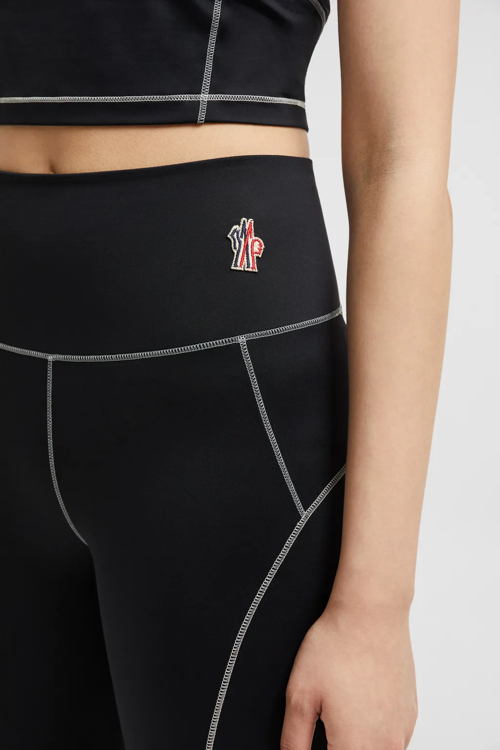 Moncler Grenoble Logo Detailed Leggings