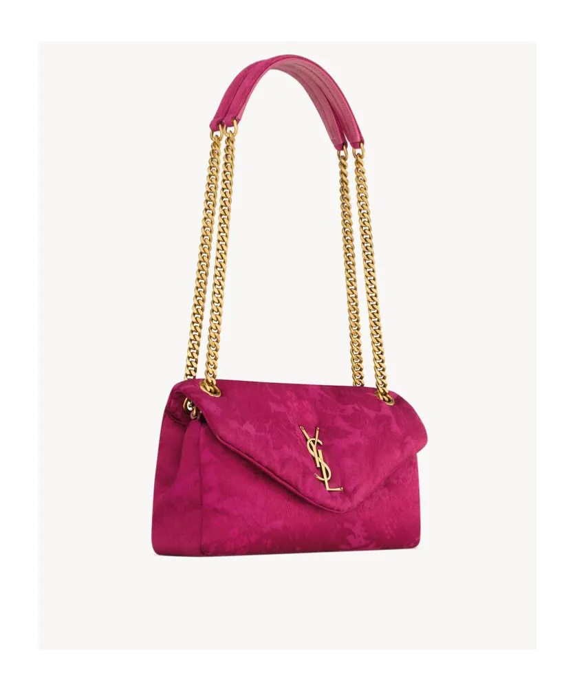 Saint Laurent Calypso Jacquard Small Shoulder Bag