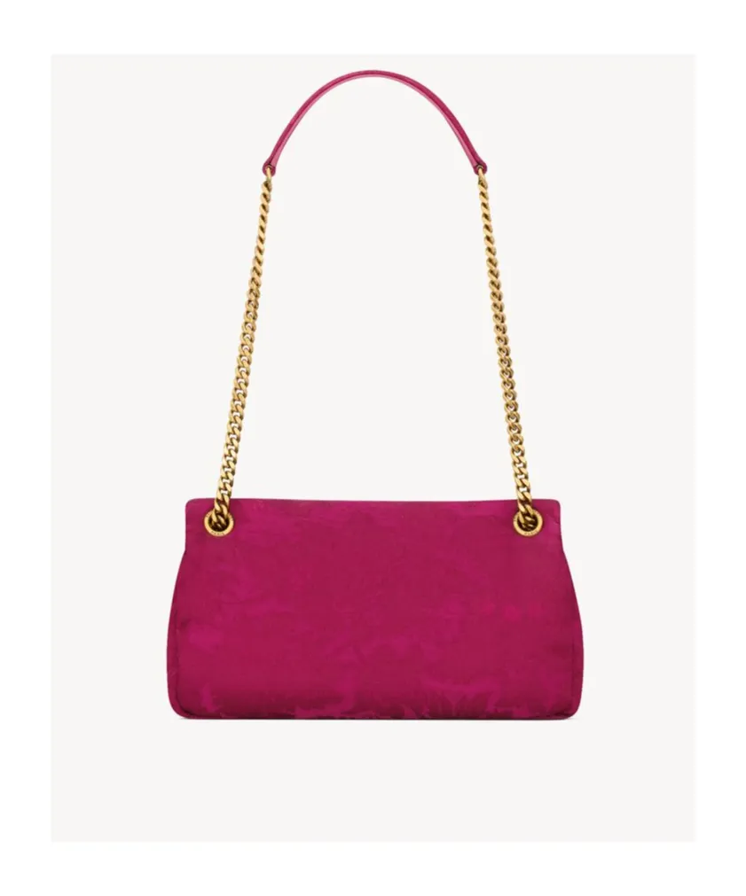 Saint Laurent Calypso Jacquard Small Shoulder Bag
